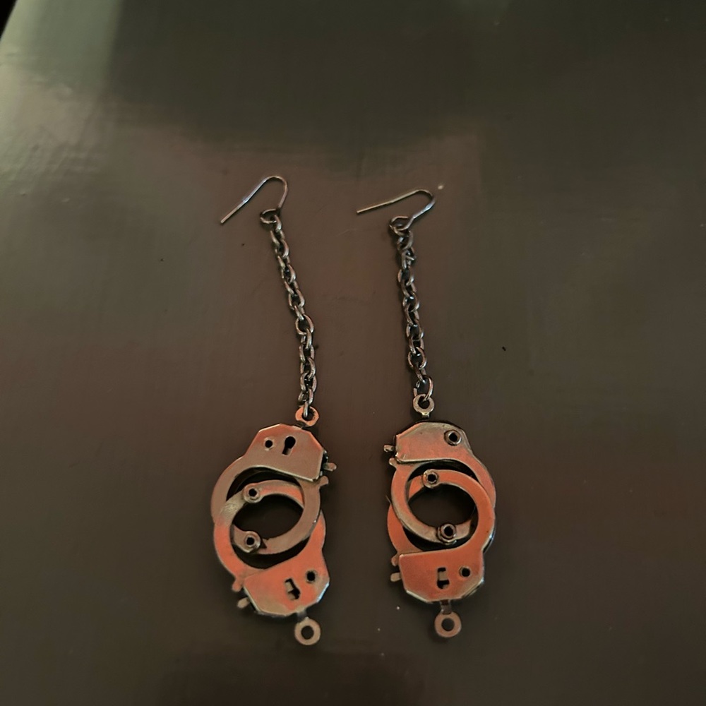 Handcuff Dangly Earrings